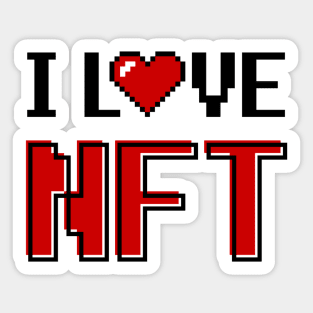 I LOVE NFT Sticker